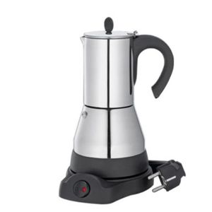 6コーヒーカップCoffewareセットエレクトリックガイザーMoka Moka Maker Coffee Macher Espresso Pot Expresso Percolatorステンレス鋼Stovetop 297m