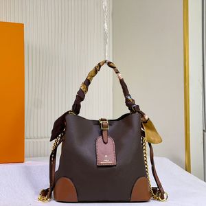 Halsduk hink väska designer väska crossbody handväska resväska designer tote väska klassisk duk läder gamla blomma axelpåsar interiörfack dragkedja handväska