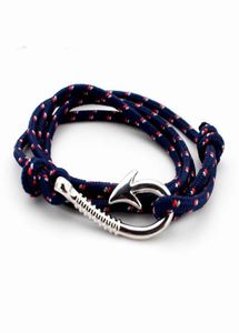 8月の多層ロープブレスレットパルスラスhombre Tom Hope Noutical Anchor Sailor Anchor Bracelets Men Fiendship Gifts KKA20164683518