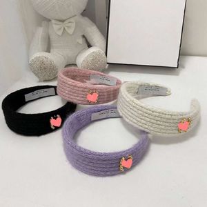 Moda triângulo headbands para mulheres meninas de luxo faixas de cabelo 3 cores algodão diamante marca bandana moda jóias de cabelo