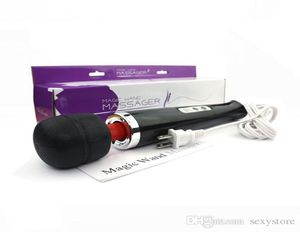 Massaggiatore per tutto il corpo a 10 velocità, bastone da massaggio portatile, bacchetta magica, vibratore AV Gspot, giocattolo del sesso femminile, 4 tipi di plu6817104