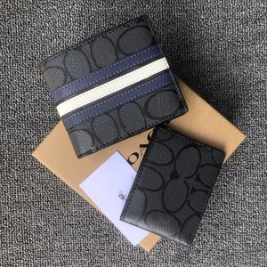 S Designers Karteninhaber Pässe Echtes Leder Damen mit Box Credit Emed Key Wallets Halter Scheckheft Business Id Card Herren Münzgeldbörsen