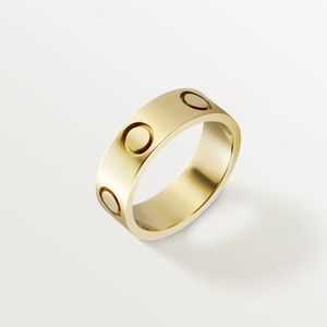 4/5/6 mm in lega in acciaio in acciaio in acciaio argento ad anello a vite da uomo e designer di gioielli in oro rosa in oro di lusso Promessa Non sbiadire mai non anelli di nozze allergiche