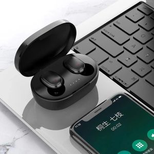 Original A6S TWS Trådlösa hörlurar med mikrofonbrödande öronsnäckor Trådlöst Bluetooth-headset A6S Bluetooth Earphones In-Ear Monitor