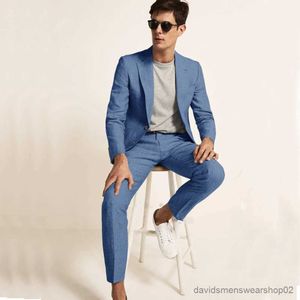 Erkek Suit Blazers Mens Suit Çentikli Kazan Tek Göğüslü Blazer Pantolon Günlük İş Kıyafetleri Sonbahar ve Kış Giyim