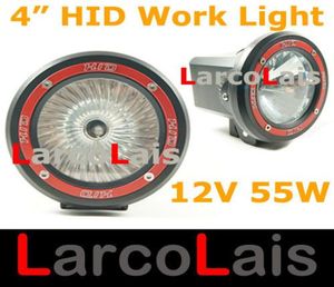 2st 4quot 55W 12V 4WD HID Xenon Spot Flood Work Light Fordon Driving SUV ATV Offroad White5558428