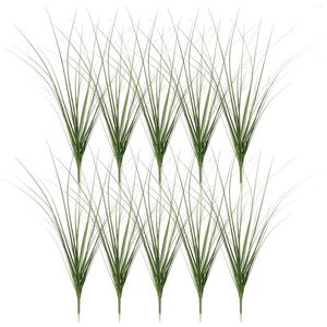 Decorative Flowers Simulated Reed Grass Plant Decor Fake Plants Artificial Indoor Small For Home Faux House