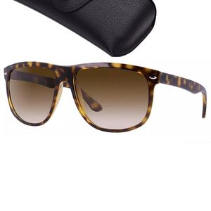 LUXUS Boyfriend-Brille, quadratische Sonnenbrille für Herren und Damen, Nylon-Rahmen, Designer-UV400-Sonnenbrille für Damen, Oculos Gafas mit Lederetuis und Zubehör