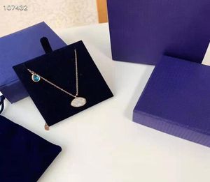 Дизайнерские ожерелья, ювелирные изделия, подвеска, модное ожерелье на шею для мужчин и женщин, ожерелье, драгоценность, высокое качество с коробкой1802176