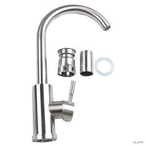 Bathroom Sink Faucets Stainless Steel Kitchen Faucets 360 Rotating Basin Faucet Hot Cold Water Sink Mixer Tap Kitchen Bathroom Faucets Tapware