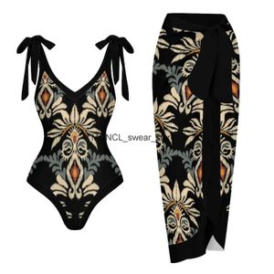 Mulheres Swimwear 2024 Nova Chegada Push Up Mulheres Bikini Set Floral Impresso Ruffle Biquinis Strappy Bandage Brasileiro Biquini Bathing SuitH24220