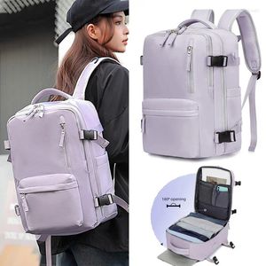 Zaino Preppy Donna Viaggio Studenti universitari Viaggio Borsa a tracolla per laptop Grande capacità Laptio 15.6 Zaino per ragazze XA526C