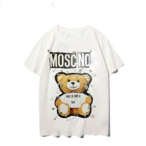 T-shirt da uomo Designer T-shirt da uomo Moscino Casual Bear Stampa manica corta Abbigliamento T-shirt in cotone di marca Taglia US S-XXL 796157608