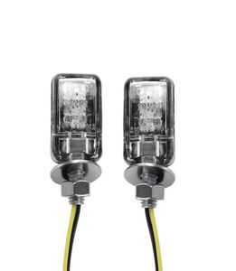 2x 6 LED Motorcycle Turn Signal Wskaźnik Lampka Mini Mini -Turning Marker Universal Street Moto Flasher 12V 2PCS8321903