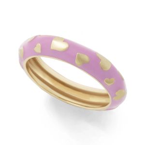 Ringe 2023 Oktober Kollektionen Pink Herz Kubikzirkon Ring Set für Frauen Geometrische AAA CZ Engagement Hochzeit