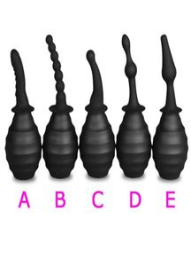 Silicone anal limpador enema recipiente de limpeza vagina douche enema ferramenta mulheres homens saúde higiene limpador enfermagem produto81254332689952