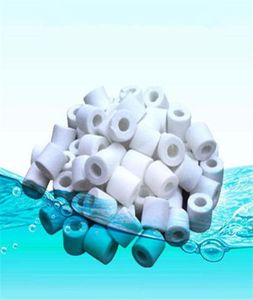 500g Akvaryum Bio Seramik Yüzük Balık tankı Aquaponics Pond Deniz Kalesi Filtre Ortam Seramik Biyofilter Halkaları Temiz Su3918763