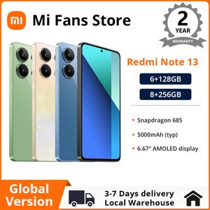 Global Version Xiaomi Redmi Note 13 4G Smartphone Snapdragon 685 6.67" AMOLED Display 120Hz 108MP Camera 33W Fast Charging