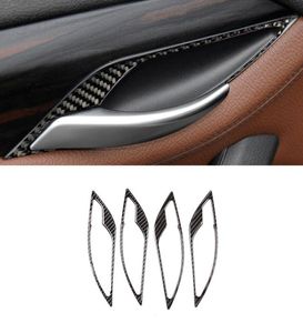 For BMW X1 E84 20102015 Carbon Fiber Car Accessories Inner Door Handle Cover Frame Sticker Trim Decal8905868