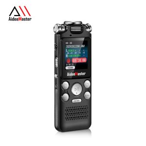 Odtwarzacze Aideemaster Mini Digital Audio Voice Recorder Professional Voice Aktywowana USB Pen Noise Redukcja PCM WAV Mp3 odtwarzacz