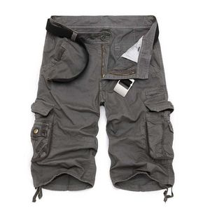 Men's Shorts Mens Military Cargo Shorts 2024 New Army Camo Tactical Shorts Mens Cotton Loose Work Casual Shorts Plus Size J240426