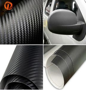 Interi adesivi per auto in fibra di carbonio Vinile per avvolgere l'auto Foglio di pellicola in rotolo Decalcomanie per auto 60x500cm Accessori per lo styling dell'auto per moto6258914