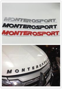 Mitsubishi Pajero Montero Sport Monterosport SUV4009461のフロントフードブーンのロゴエンブレムバッジバッジ