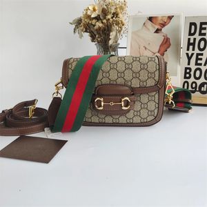 Tasarımcı Çantalar At Biteri 1955 Çanta Sökü Çanta Mini At Bitlik Tuval Cüzdan Gerçek Deri Omuz Çantası Kadın Tote Crossbody Moda Çantalar Çanta Yüksek Kalite