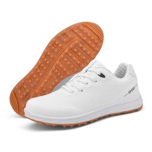 Inne produkty golfowe kobiety Wodoodporne buty golfowe mężczyźni wygodne trampki golfowe kobiety na zewnątrz spacery w obuwiach anty slip atletycznych trampki HKD230727