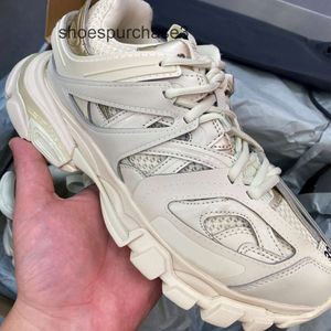 Designer Balencigs Moda Scarpe casual Pattini a rotelle 2024 Instagram Hot Track3.0 Scarpe da papà Prima generazione Terza Nero Bianco Arancione Tè al latte Marrone Sport S6ZU