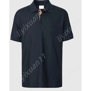 Burbery Shoe T-shirts Burbery European Station Designer Burbery for Man Casual Polo Shirt Męs