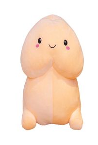 1050 cm Neue Lustige Echte Penis Plüsch Spielzeug Kissen Sexy Weiche Gefüllte Kissen Simulation Schöne Puppen Kawaii Geschenk für Freundin9123223