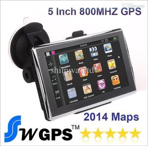 Navigazione GPS per auto da 5 pollici MTK MS2531 800MHZ 912S CPU Trasmettitore FM WinCE 60 RAM 128MB costruito in 4GB Flash con il nuovo 4378719