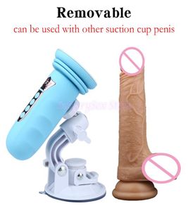 Realistisk dildo sex penis som driver automatisk sexmaskin för de flesta sugkoppdildo för kvinnors onanator teleskopsexpistol T2008941209