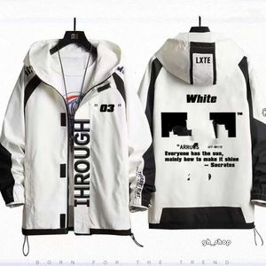 OFF WHITE Ow03 Star Double Arrow Letter Clothing Hooded Jacket For Men And Women Jl 6657