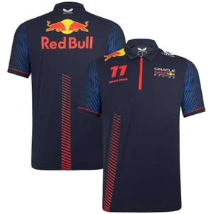 Męskie koszulki F1 Racing Suit T-shirt Nowy produkt zespół koszulki polo z krótkim rękawem Męskie Szybkie suszenie Letni sklep samochodowy Suit samochodowy H7m6