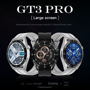 High-end Smart Watch GT3Pro Multi-Funktion NFC Access Card Payment Ultra-Long Life Batteris PASHRATE Syre Monitoring