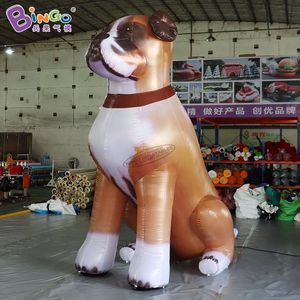 6mH (20ft) with blower wholesale New design inflatable simulation dog inflation animal balloons air blown cartoon dog for party event advertising toys sports