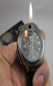 Mode Männer039s Quarz Armbanduhren mit Feuerzeug Kreative Uhren Männliche Uhren Moment Uhren Geschenke Hohe Qualität3329602