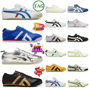 2024 Top OG Original Tiger Mexico 66 Trainer Tigers Brand Sneakers Designer Casual Onitsukass Schuhe Cream Cilantro Green Yellow Loafers Platform Vintage Slip-On