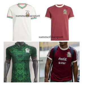 2023 2024 Retro Mexico Soccer Jersey National Copa America Dos Santos A.Vega Chicharito Lozano Guardado Carlos Vela Raul Men Football koszulki