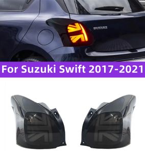 Aggiornamento fanale posteriore auto per Suzuki Swift 20 17-20 21 Luci posteriori a LED Indicatori di direzione Luce di retromarcia Freno Fendinebbia