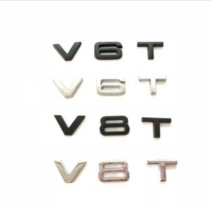 3DメタルV6T V8TエンブレムカースタイリングA4 B6 B8 B8 B7 B5 A6 C5 C6 C7 A5 A1 A8 Q5 Q7 Q3 Auto Car Accessories8363454