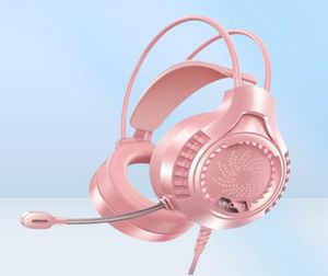 Yindaio Q7 Deep Bass Headphones DTS 7.1囲まれたサウンドカラフルなライト有線ゲーミングヘッドフォン付きマイク付き-Dデコーダーチップ2917711