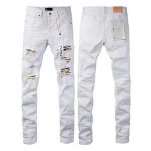 Designer de jeans masculino roxo jeans calças jeans dos homens roxo jeans designer jean calças masculinas design reto retro streetwear roxo marca jeans pant 868