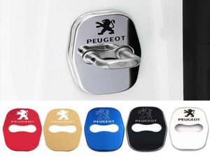 Bildörrlåsskydd för Peugeot 3008 508 308 408 2008 4008 5008 301 308S 508L 207CC 308CC Emblem Klistermärke Skydd Tillbehör1741428