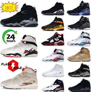 2024 Sapatos de Basquete 8 Casa Amarelo Preto Winterized Jumpman Branco Aqua Outdoor 8s Mulheres Mens Sapatilhas Treinadores Esportivos Tamanho 7-13