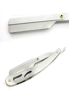 2PCSLOT Barber Straight Edge Razors Blade Rostfritt stål Foldande rakkniv9132245