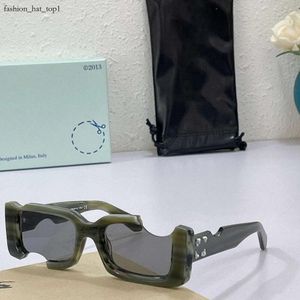 Designer Sunglasses Brand OFF W Luxury Off White Design for Men and Women Cool Style Hot Fashion Classic Thick Plate Black Square Frame Eyewear Off Man Glasses