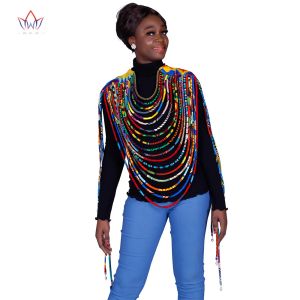 Torques 2023 africano ancara artesanal cinta colares acessórios de moda jóias presente afircan tecido impressão colar xale wyb774